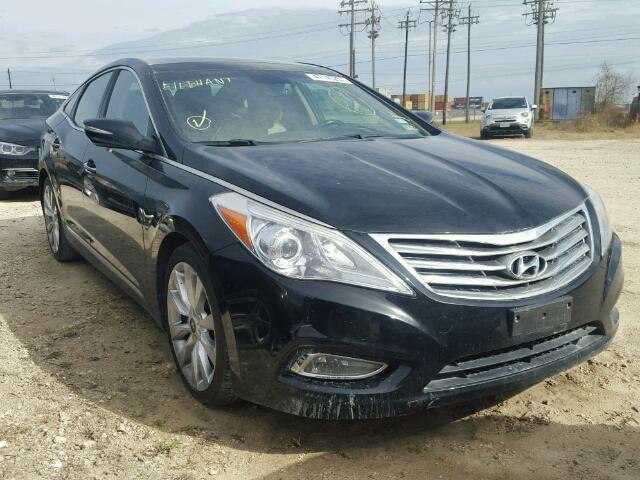 KMHFH4JG8CA184474 - 2012 HYUNDAI AZERA GLS BLACK photo 1