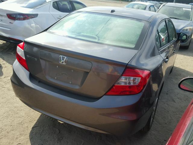 2HGFB2F93CH505280 - 2012 HONDA CIVIC EXL TAN photo 4