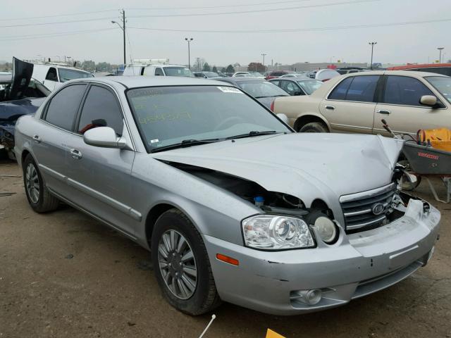 KNAGD126565454327 - 2006 KIA OPTIMA LX GRAY photo 1