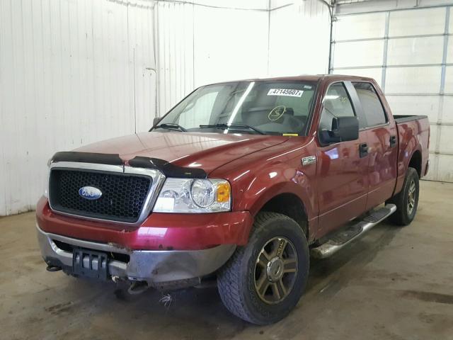 1FTPW14V77KC30044 - 2007 FORD F150 SUPER RED photo 2