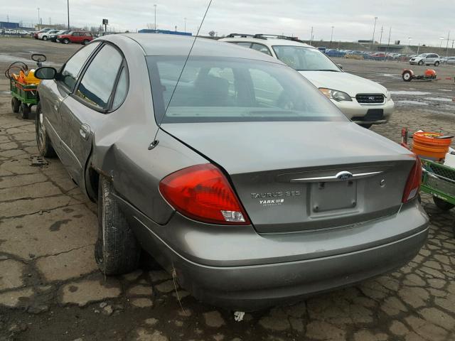 1FAFP55U13A215115 - 2003 FORD TAURUS SES GRAY photo 3