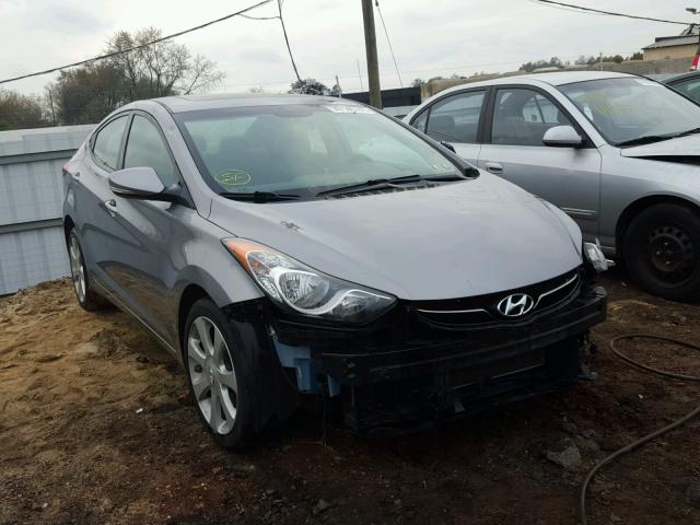 KMHDH4AE1CU300344 - 2012 HYUNDAI ELANTRA GL GRAY photo 1