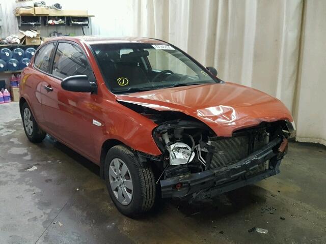 KMHCM36C99U108042 - 2009 HYUNDAI ACCENT GS ORANGE photo 1