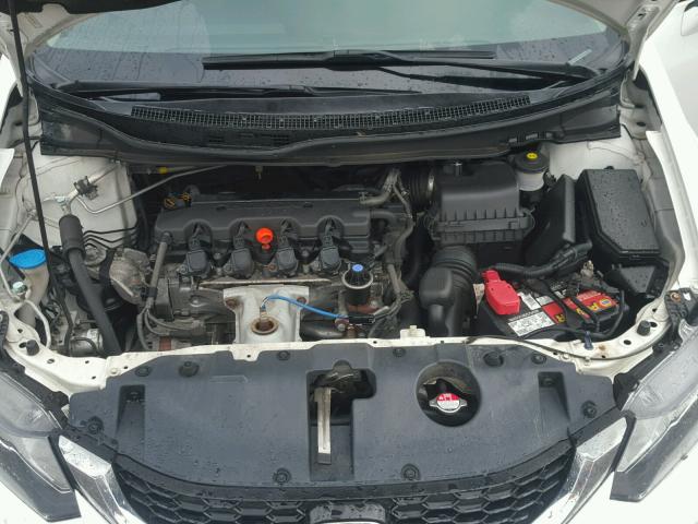 19XFB2F90DE260157 - 2013 HONDA CIVIC EXL WHITE photo 7