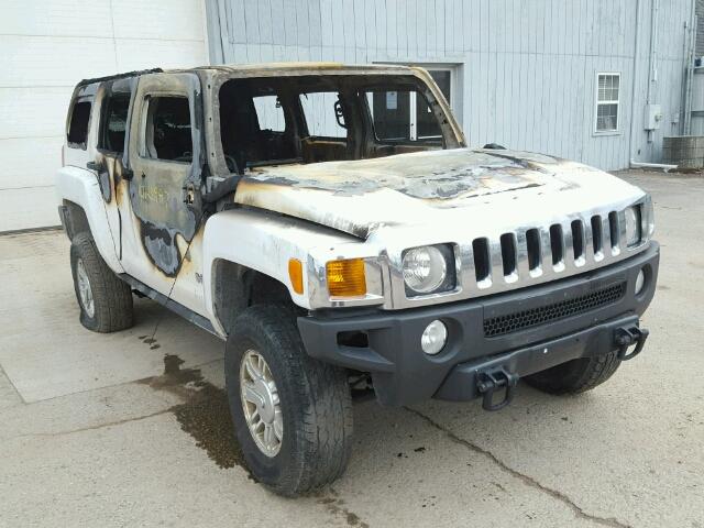 5GTDN13EX78254089 - 2007 HUMMER H3 WHITE photo 1