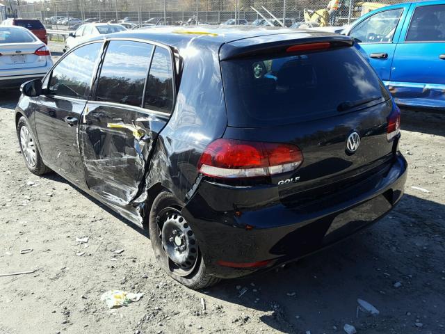 WVWDB7AJXDW137221 - 2013 VOLKSWAGEN GOLF 黑色 照片 3