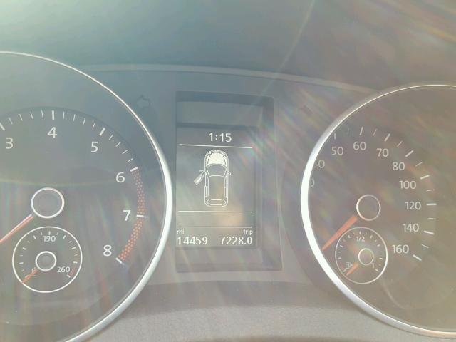 WVWDB7AJXDW137221 - 2013 VOLKSWAGEN GOLF 黑色 照片 8