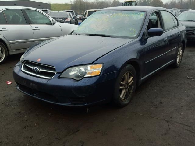 4S3BL616857217669 - 2005 SUBARU LEGACY 2.5 BLUE photo 2