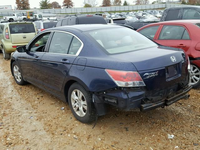 JHMCP26428C029572 - 2008 HONDA ACCORD LXP BLUE photo 3