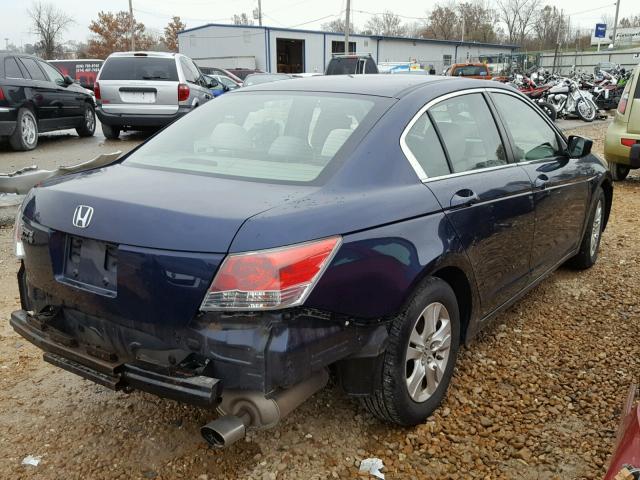 JHMCP26428C029572 - 2008 HONDA ACCORD LXP BLUE photo 4