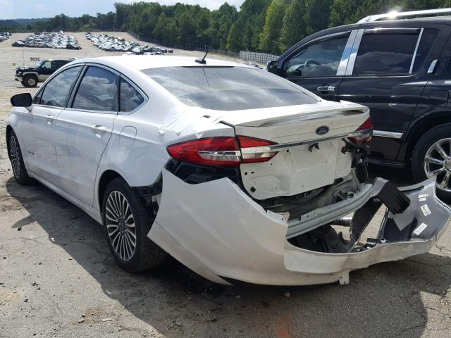 3FA6P0RU8HR303962 - 2017 FORD FUSION TIT WHITE photo 3