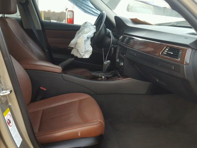 WBAVB73527VH22387 - 2007 BMW 335 I GOLD photo 5