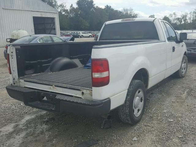 1FTRF12238KB80374 - 2008 FORD F150 Biały zdjęcie 4
