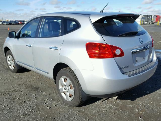 JN8AS5MV4BW272833 - 2011 NISSAN ROGUE S SILVER photo 3