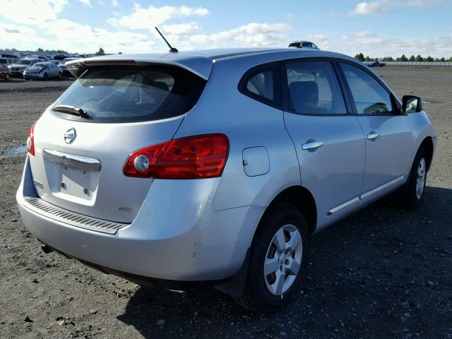 JN8AS5MV4BW272833 - 2011 NISSAN ROGUE S SILVER photo 4