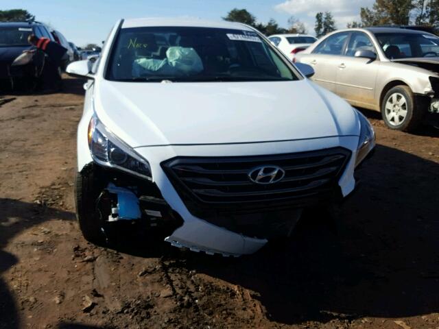 5NPE34AF1HH470110 - 2017 HYUNDAI SONATA SPO WHITE photo 9