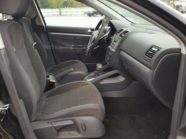 3VWJM71KX9M169919 - 2009 VOLKSWAGEN JETTA S 黑色 照片 5