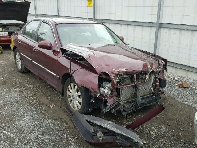 KMHWF35H75A143744 - 2005 HYUNDAI SONATA GLS BURGUNDY photo 1