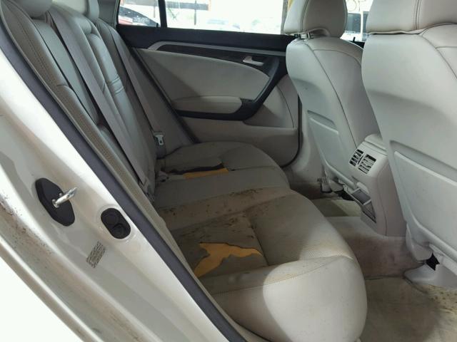 19UUA66297A019159 - 2007 ACURA TL WHITE photo 6