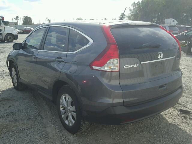 3CZRM3H50CG702018 - 2012 HONDA CR-V EX GRAY photo 3