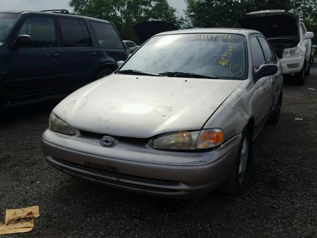 1Y1SK52821Z420256 - 2001 CHEVROLET GEO PRIZM 金色 照片 2