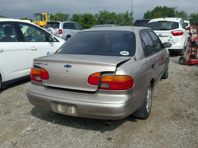 1Y1SK52821Z420256 - 2001 CHEVROLET GEO PRIZM 金色 照片 4