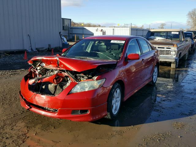 4T1BE46K37U042459 - 2007 TOYOTA CAMRY NEW RED photo 2