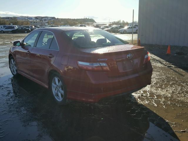 4T1BE46K37U042459 - 2007 TOYOTA CAMRY NEW RED photo 3