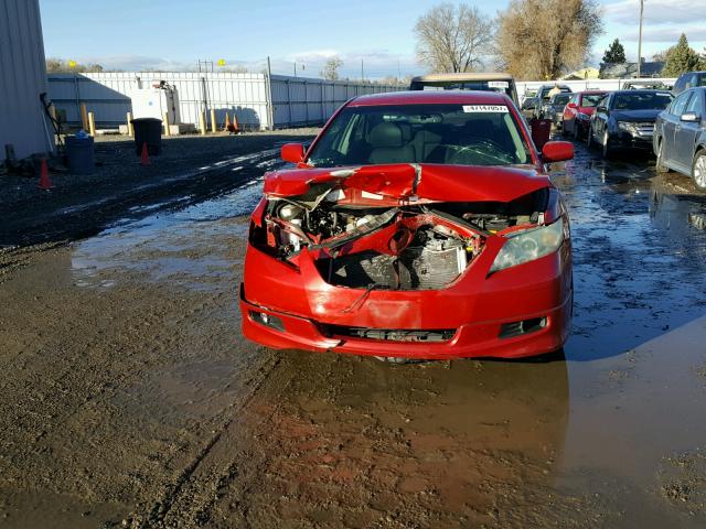 4T1BE46K37U042459 - 2007 TOYOTA CAMRY NEW RED photo 9