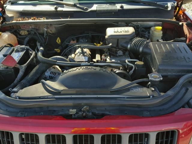 1J4GX48S84C258272 - 2004 JEEP GRAND CHER RED photo 7