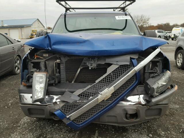 1GCEC14T33Z145508 - 2003 CHEVROLET SILVERADO BLUE photo 9