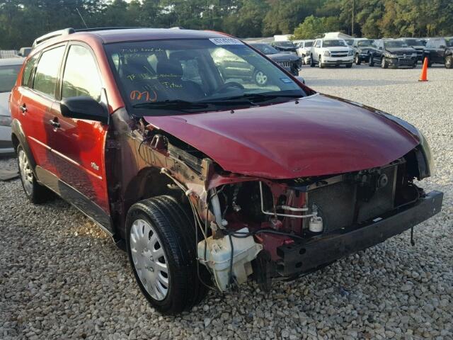 5Y2SL628X3Z418684 - 2003 PONTIAC VIBE RED photo 1