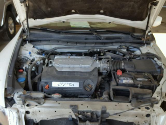 1HGCP3F88CA016521 - 2012 HONDA ACCORD EXL WHITE photo 7