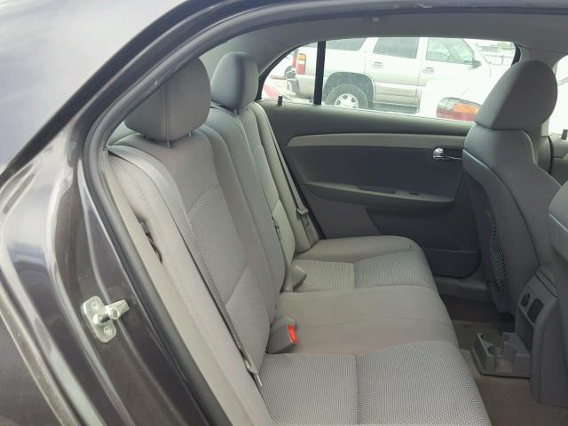 1G1ZC5E07AF211689 - 2010 CHEVROLET MALIBU 1LT გრაფიტი ფოტო 6