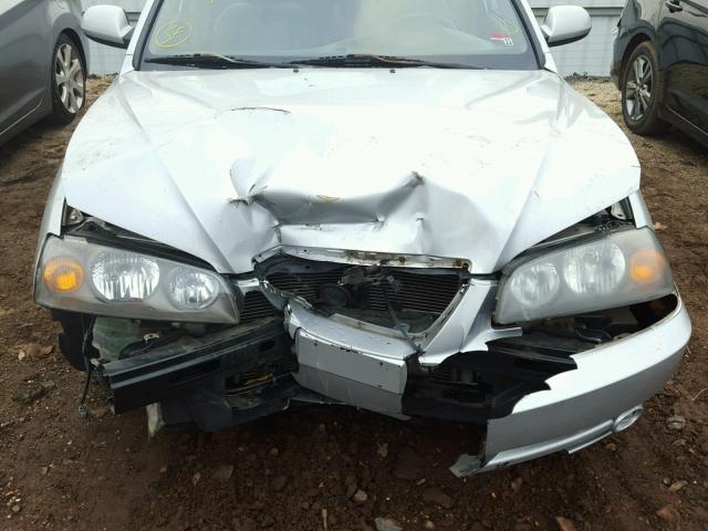 KMHDN46D94U864267 - 2004 HYUNDAI ELANTRA GL SILVER photo 7