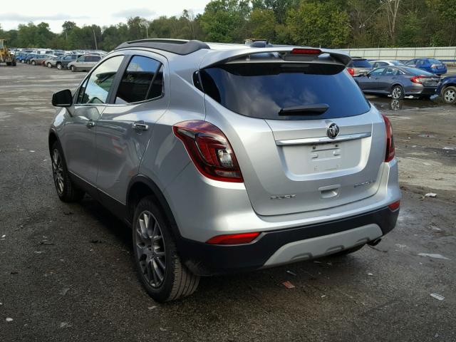 KL4CJ1SB7HB141818 - 2017 BUICK ENCORE SPO SILVER photo 3