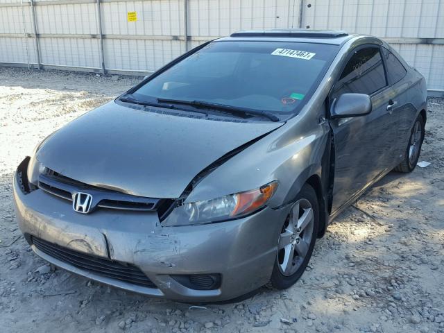 2HGFG12888H577110 - 2008 HONDA CIVIC EX CHARCOAL photo 2