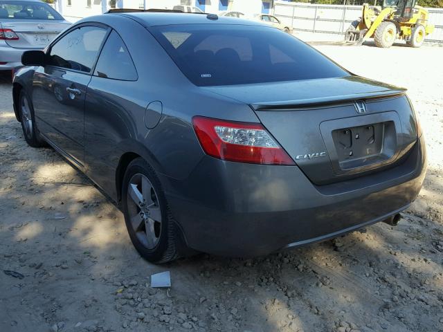 2HGFG12888H577110 - 2008 HONDA CIVIC EX CHARCOAL photo 3