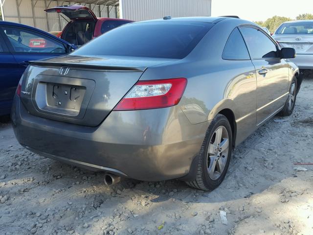 2HGFG12888H577110 - 2008 HONDA CIVIC EX CHARCOAL photo 4