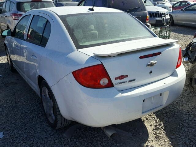 1G1AM58BX87143240 - 2008 CHEVROLET COBALT SPO WHITE photo 3