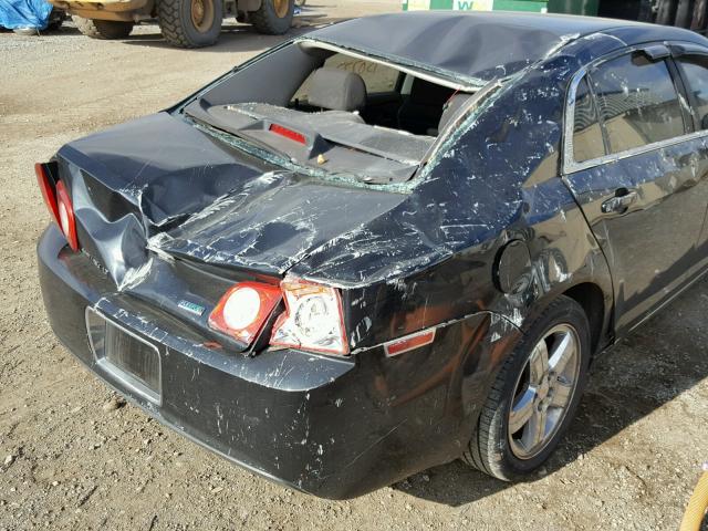 1G1ZC5E0XAF164481 - 2010 CHEVROLET MALIBU 1LT BLACK photo 9