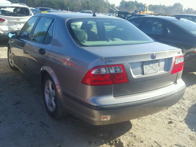 YS3ED49AX43004244 - 2004 SAAB 9-5 ARC GRAY photo 3