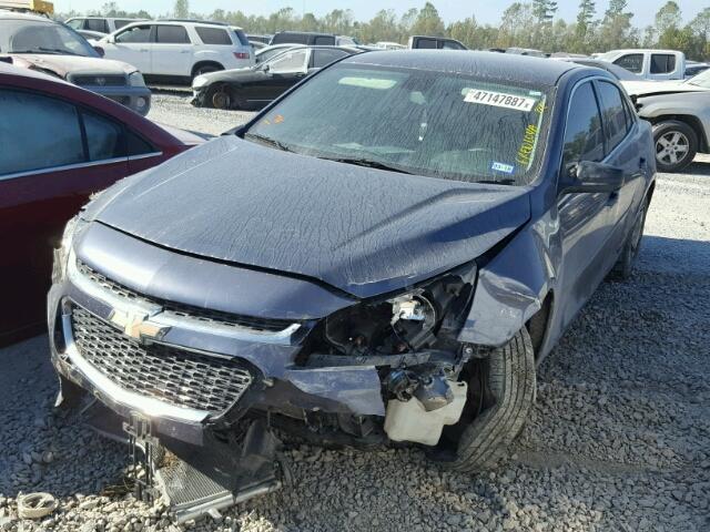1G11B5SL0FF166343 - 2015 CHEVROLET MALIBU LS BLUE photo 2