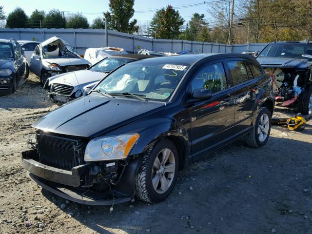 1B3CB3HAXAD566409 - 2010 DODGE CALIBER MA BLACK photo 2