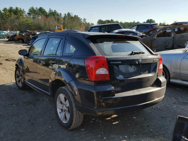 1B3CB3HAXAD566409 - 2010 DODGE CALIBER MA BLACK photo 3