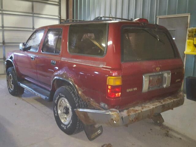 JT3VN39W4S0218420 - 1995 TOYOTA 4RUNNER VN BURGUNDY photo 3