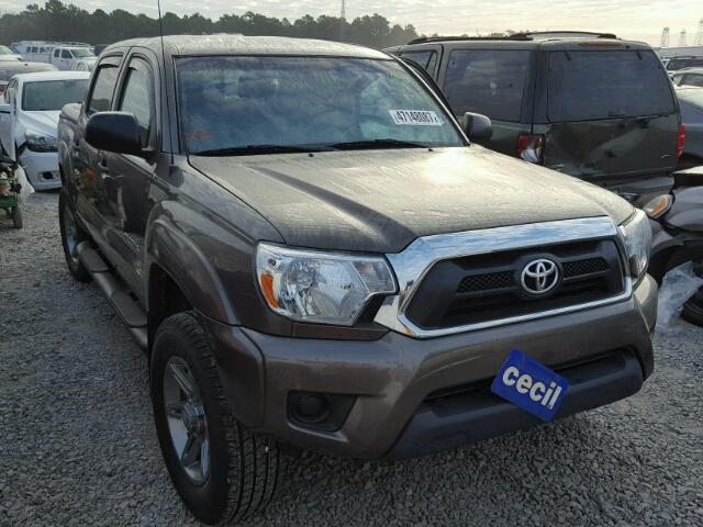 5TFJX4GN2EX030382 - 2014 TOYOTA TACOMA DOU GRAY photo 1