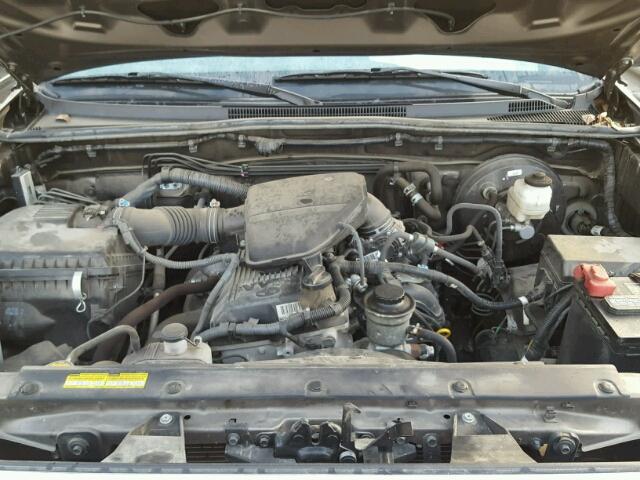 5TFJX4GN2EX030382 - 2014 TOYOTA TACOMA DOU GRAY photo 7