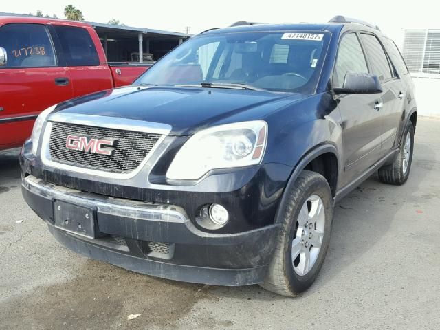 1GKKRPED1CJ191224 - 2012 GMC ACADIA SLE BLACK photo 2