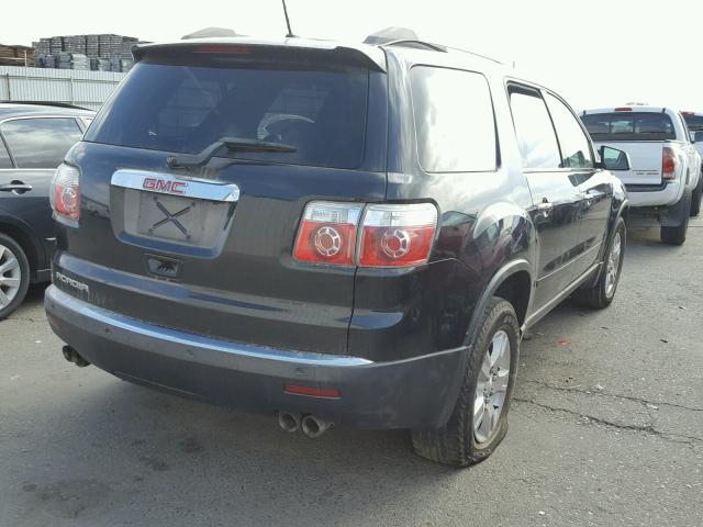 1GKKRPED1CJ191224 - 2012 GMC ACADIA SLE BLACK photo 4